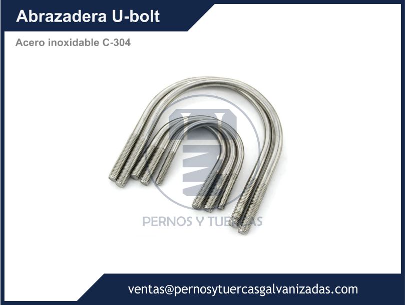 ABRAZADERA U-BOLT INOXIDABLE