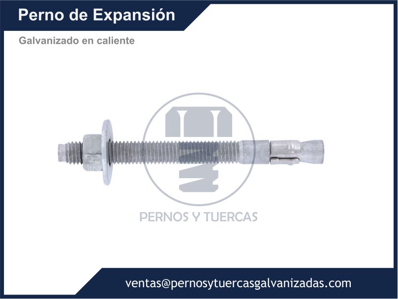 PERNO DE EXPANSIÓN GALVANIZADO